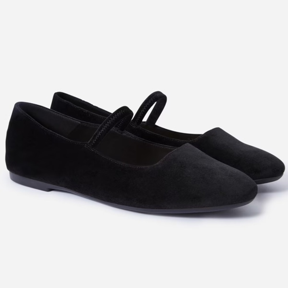 ISO ‼️ Everlane The Mary Jane in Black Velvet, Size 7